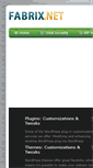 Mobile Screenshot of fabrix.net