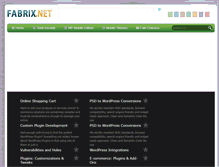 Tablet Screenshot of fabrix.net